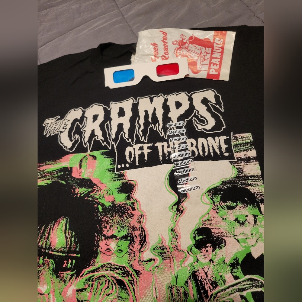 The Cramps Off The Bone 3D tshirt with glasses - Picture 2 of 3